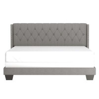Rosdorf Park Desin King Tufted Upholstered Low Profile Standard Bed