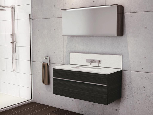 Vanico-Maronyx Bath Vanity, Times Square Single or Double Sink ( Made in Canada ) Completely Customizable in Cabinets & Countertops - Image 3
