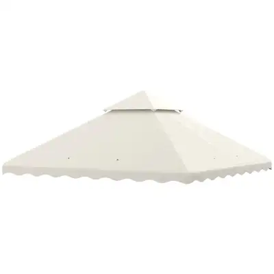 Replacement Canopy Top 116.1" L x 116.1" W Cream