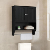 Latitude Run® Iwell Bathroom Wall Cabinet With Doors & Adjustable Shelf,White