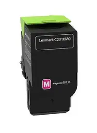 Lexmark C2310M0 Original Magenta Return Program Toner Cartridge - 1000 Pages