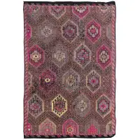 Landry & Arcari Rugs and Carpeting Jijim One-of-a-Kind 6'2" x 9'2" Area Rug in Brown/Pink