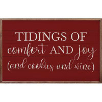 The Holiday Aisle® Tidings Of Cookies And Wine Red