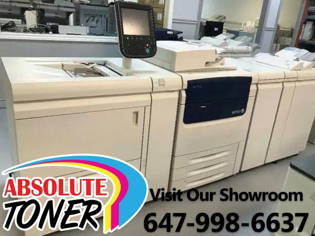 $195/mo REPOSSESSED Xerox Color C75 J75 Press Printing Shop Production Printer Copier Booklet Maker Finisher - BUY LEASE in Printers, Scanners & Fax in Ontario - Image 2