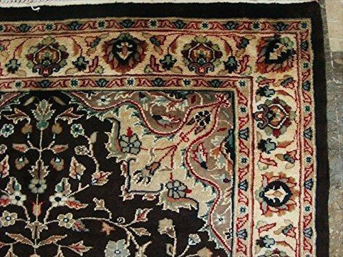 Excellent Hot Brownie Choco Medallion Rectangle Area Rug Wool Silk Hand Knotted Carpet (6 X 4)' in Rugs, Carpets & Runners - Image 4