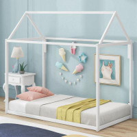 Isabelle & Max™ Metal House Shape Platform Bed, Twin