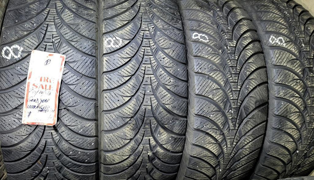 P 245/70/ R16 Goodyear Ultra Grip Ice M/S*  Used WINTER Tires 80% TREAD LEFT  $340 for All 4 TIRES in Tires & Rims in Edmonton Area