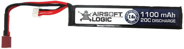 Airsoft Logic 7.4 Volt 2-Cell Lipo Rechargeable Airsoft Battery with Deans Connections in General Electronics in Ontario