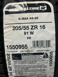 4 Brand New General G -Max AS-05   205/55R16 All Season Tires. *** WallToWallTires.com ***