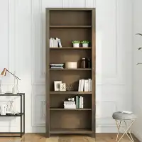 Wildon Home® 84 inch high 6-shelf Bookcase