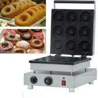 110V Electric Commercial Nonstick 3.5’’ Donut Iron Maker Machine(020103)