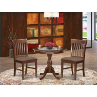 Alcott Hill Karling 2 - Person Rubberwood Solid Wood Dining Set