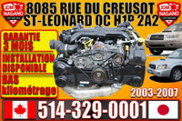 Moteur Subaru Forester XT 2 2003 2004 2005 2006 2007  03 04 05 06 07 Forester Engine EJ255 Motor EJ20X