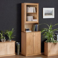 WOOD PEEK LLC Solid Wood Simple Storage Bookcase