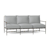 Summer Classics Roma 77" Wide Outdoor Patio Sofa with Cushions