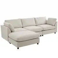 Latitude Run® L Shaped Convertible Sectional Sofa