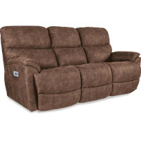 La-Z-Boy Trouper Power Reclining Sofa with Power Headrest and Lumbar and Tempur-Response Seat Cushions