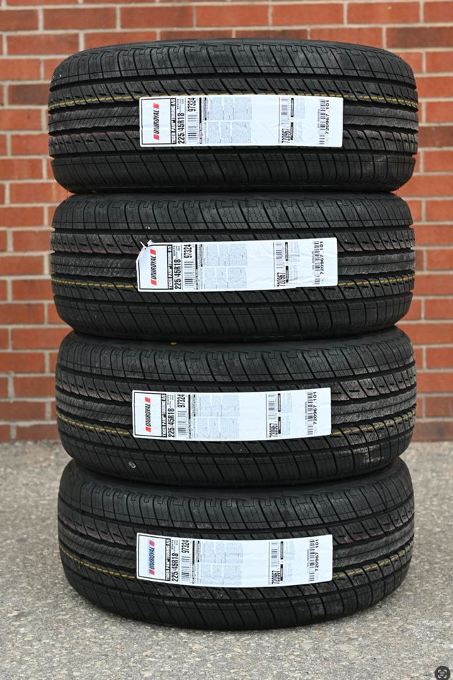 225/45R18 Allseason Tire Uniroyal TIGER PAW TOURING  Tire BMW 3 Series 4 serie Benz C350 tire 9593 Tire sale 225/45/18 in Tires & Rims in Toronto (GTA)