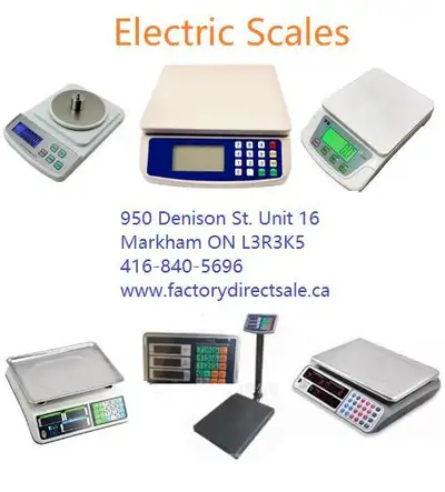 Weekly Promotion!  All kind of scales, electric scales starting from $39.99