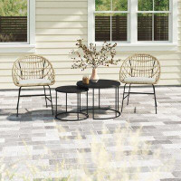 Sand & Stable™ 3 Piece Outdoor Conversation Set With Cushions