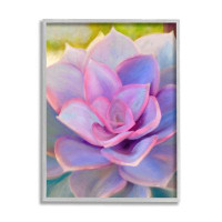 Stupell Industries Stupell Industries Purple Plant Leaves Framed Giclee Art Design By Amy Hall