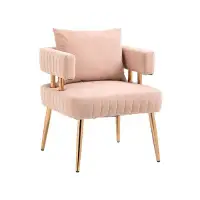 ROOM FULL Leisure Single Chair With Golden Feet
