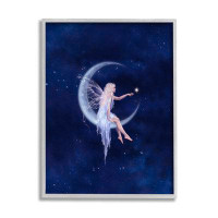 Stupell Industries Stupell Industries Birth Of A Star Fairy Framed Giclee Art Design By Rachel Anderson