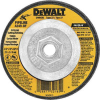 DEWALT DW8435 4-1/2-Inch by 1/8 Inch by 5/8-Inch -11 Pipeline Cutting/Grinding Wheel