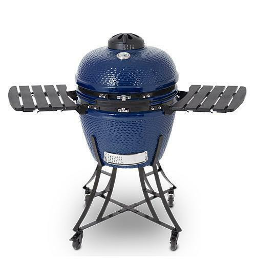 Pit Boss® PBK24 Ceramic Charcoal Grill in a Gloss Blue Finish in BBQs & Outdoor Cooking