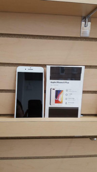 UNLOCKED iPhone 8+ 64GB, 256GB Plus New Charger 1 YEAR Warranty!!! Spring SALE!!!
