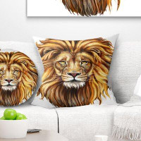 Made in Canada - East Urban Home King Lion Aslan Pillow