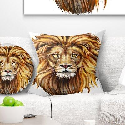 Made in Canada - East Urban Home King Lion Aslan Pillow in Bedding