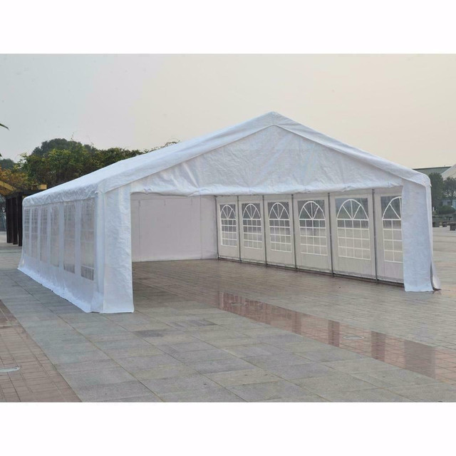 20x40 White Pole Tent Economy Party Tents Frame 4 Sidewalls Commercial Material Tents in Outdoor Décor in Toronto (GTA)