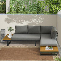 Latitude Run® Aluminum Patio Furniture Set