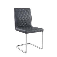 Orren Ellis Extli Upholstered Side Chair in Grey