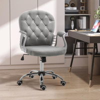 Office Chair 23.4" W x 23.8" D x 40.6" H Gray