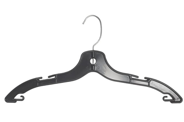 17” HEAVY DUTY/PLASTIC - TOP DRESS/SHIRT HANGERS, CLEAR/BLACK - 100 PCS IN A BOX REG $99.95/SALE $80 in Other in Ontario - Image 2