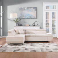 Everly Quinn Yordi Upholstered Chaise Sofa