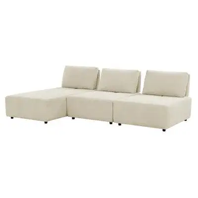 Wade Logan Camecia 3 - Piece Upholstered Sectional