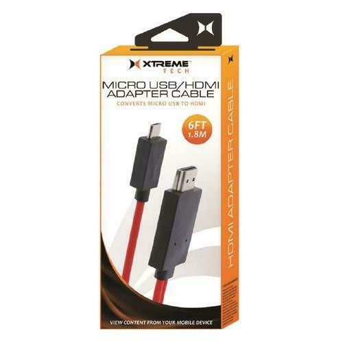 6ft. Xtreme Micro USB to HDMI Adapter Cable – Compatible with MHL Enabled Devices in Cell Phone Accessories in Québec - Image 2