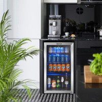 AstroAI AstroAI 250 Cans (12 oz.) Freestanding Beverage Refrigerator with Wine Storage