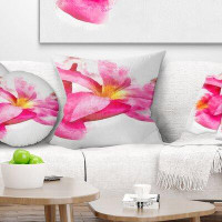 East Urban Home Floral Beautiful Flowers with Big Petals Pillow