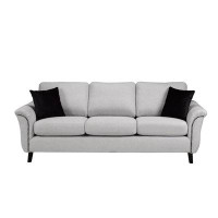 Sofa by Fancy Troy Silver Sofa