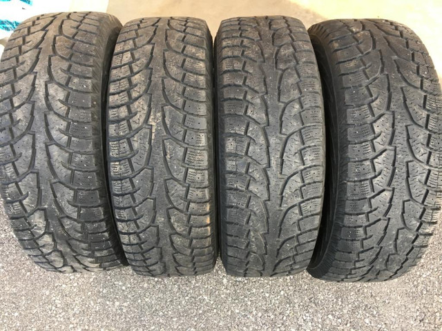 195/65/15 SNOW TIRES HANKOOK SET OF 4 $340.00 TAG#Q1725 (1PGFR2179Q2) MIDLAND ON. in Tires & Rims in Ontario