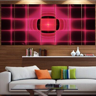 Made in Canada - Design Art 'Pink Thermal Infrared Visor' Graphic Art Print Multi-Piece Image on Canvas in Arts & Collectibles
