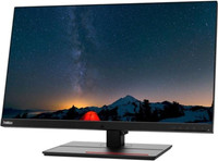 Lenovo ThinkVision P27h-10 27” Wide QHD IPS Type-C Monitor with 2 HDMI 2 Display Port 1 USB C