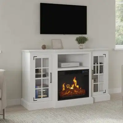 Ajoutez une touche de style à n'importe quelle pièce de votre maison avec le foyer pour meuble télé...