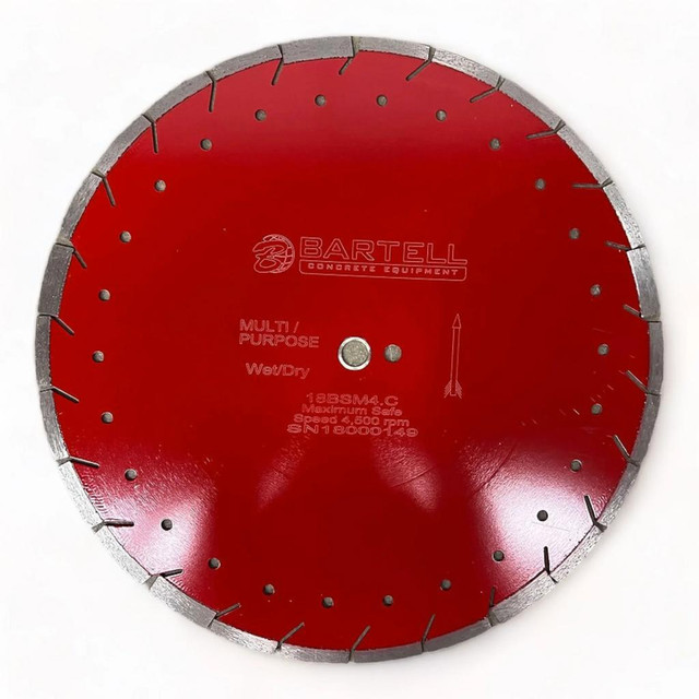 HOC BARTELL 18 INCH DIAMOND BLADE (COMBINATION) + FREE SHIPPING! in Power Tools - Image 2