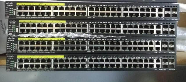 Cisco SG550X-48MP 48 Port PoE Stackable Managed Switch SG550X-48MP-K9. in Networking