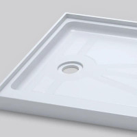PRICE REDUCED!!  60x30x4 Acrylic Single Threshold Base With Flat Surface ABCS6030L ( Left Hand Drain Available )